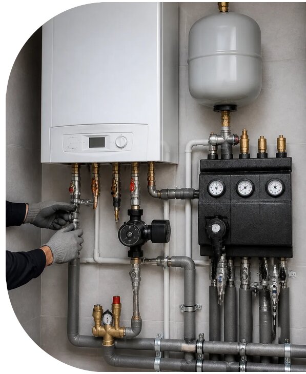 Обвязка котла отопления в Торжке от 15336 р. | АПаруса-Трж