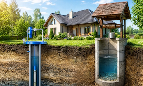 Автономное водоснабжение загородного дома Торжок: скважина или колодец 
